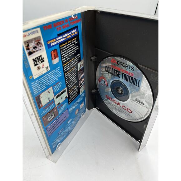 Bill Walsh College Football (Sega CD, 1993) Complete CIB - Picture 5 of 8